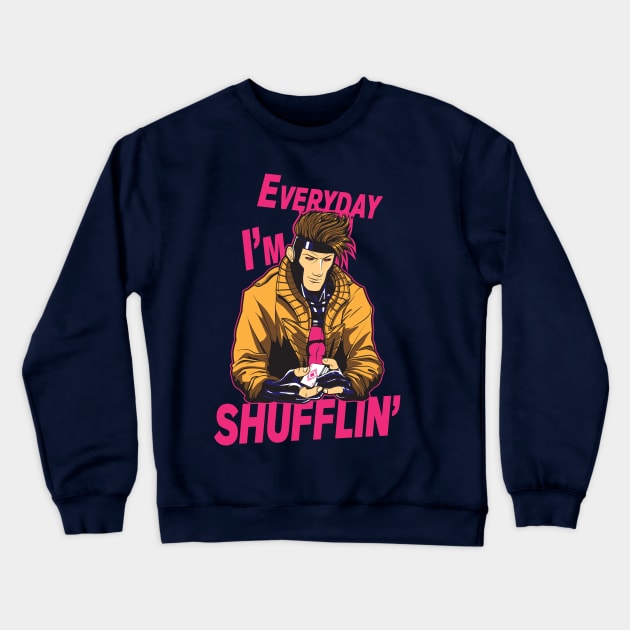 Master Shuffler Crewneck Sweatshirt by Rollbiwan